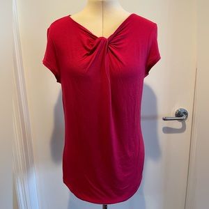 Elie Tahari Twist Knot Top Size L